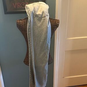 Maurices Women's Gray Straight Leg Jeans